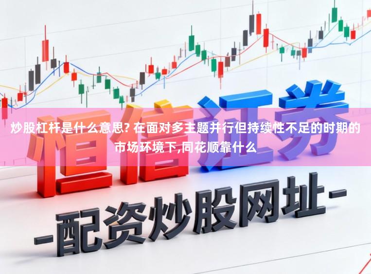 炒股杠杆是什么意思? 在面对多主题并行但持续性不足的时期的市场环境下,同花顺靠什么