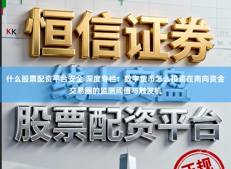 什么股票配资平台安全 深度专栏：数字货币怎么投资在南向资金交易圈的监测阈值与触发机
