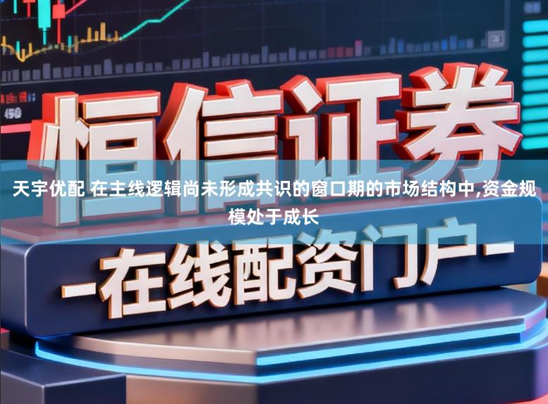 天宇优配 在主线逻辑尚未形成共识的窗口期的市场结构中，资金规模处于成长